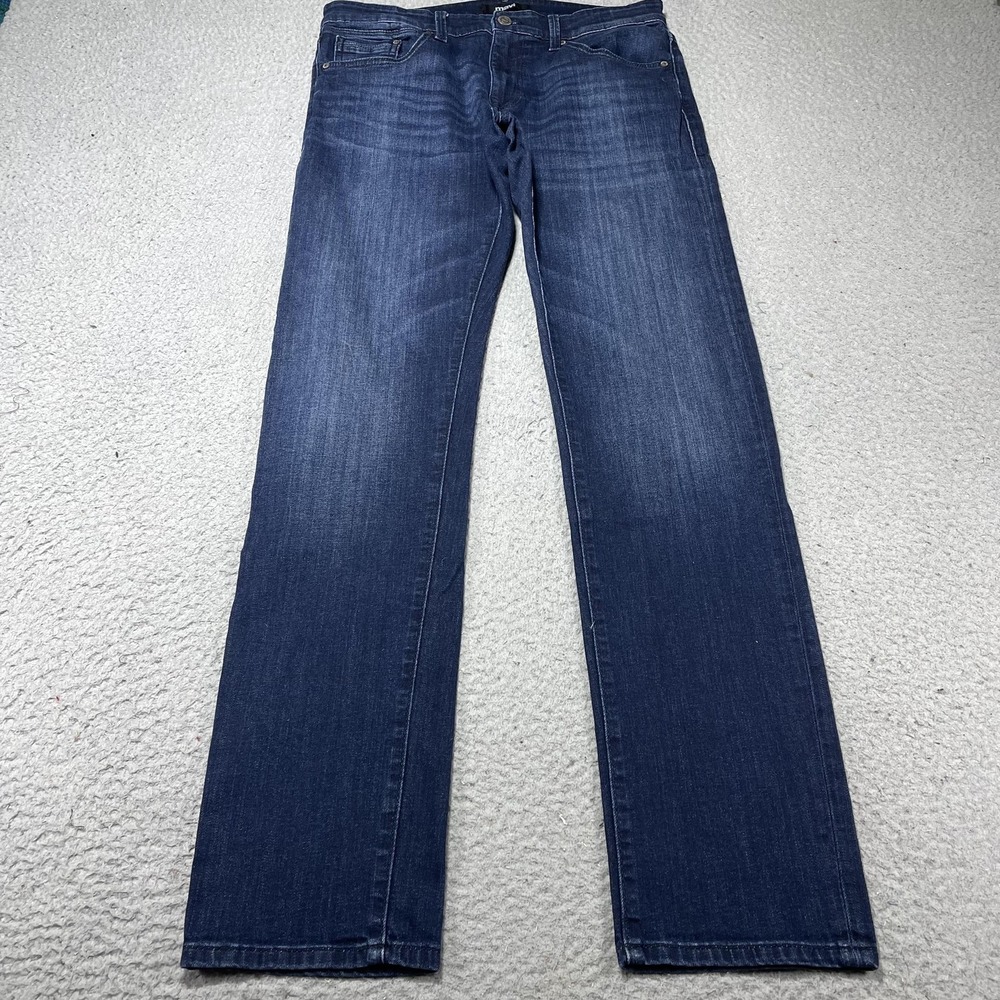 Mavi Jake Jeans Mens 31x32 Blue Slim Straight Stretch‎ Denim Pants Casual